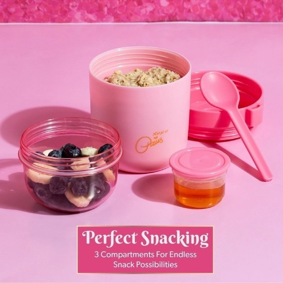 Paris Hilton Punk Snack Cup With Spoon and Dipping Container NWT - Picture 8 of 8